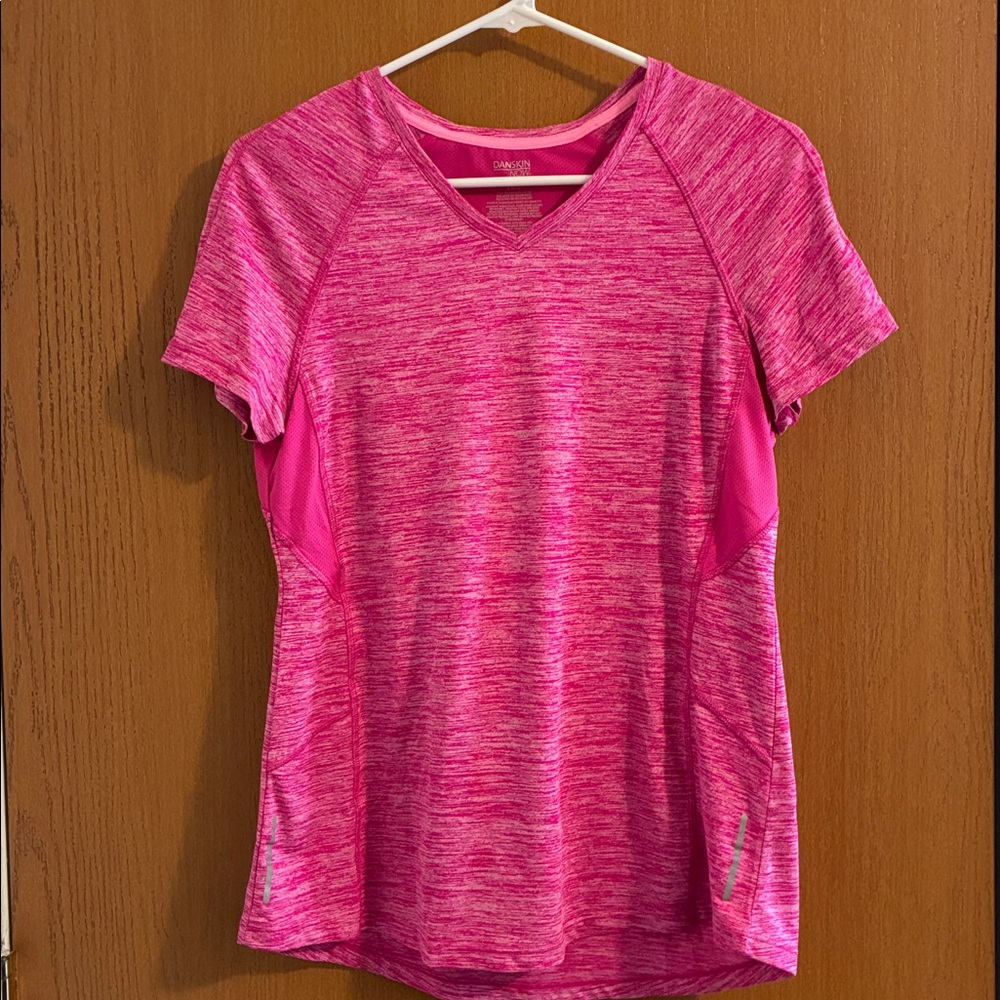 Pink Athletic T-Shirt Semi-Fitted